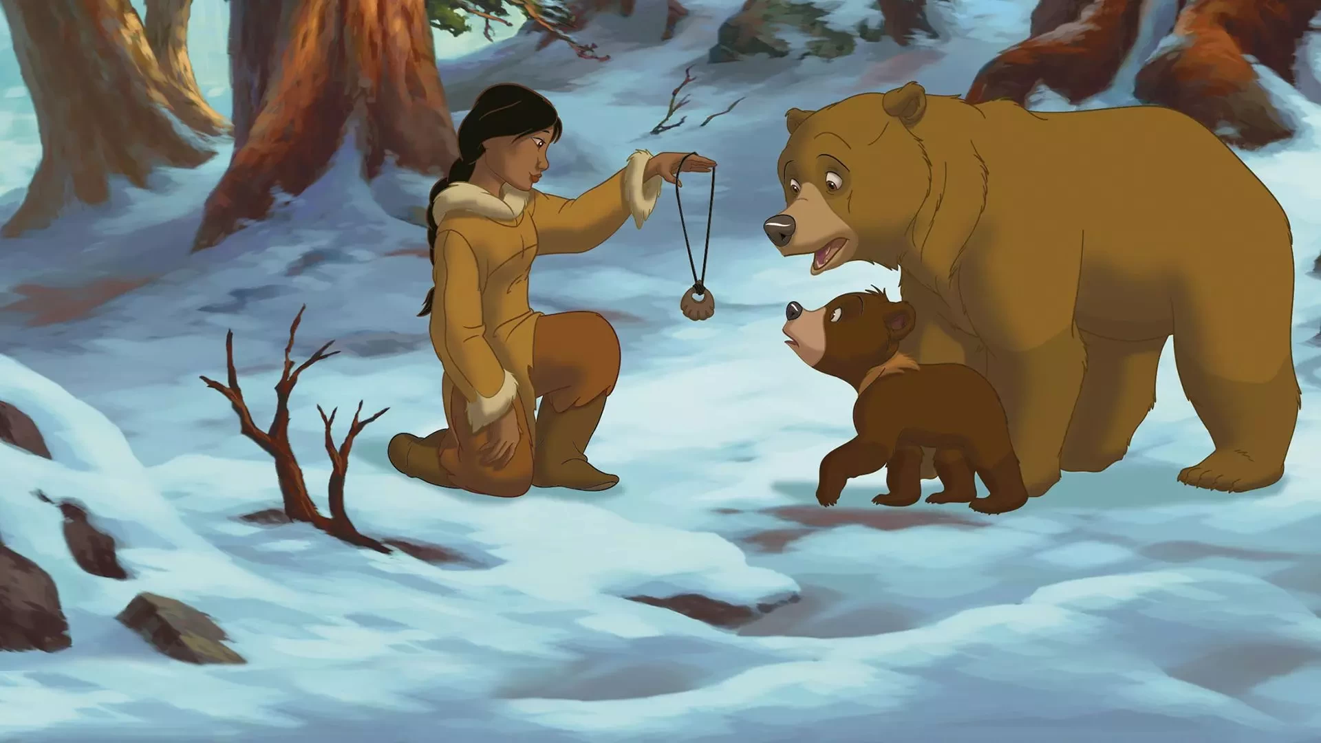 Смотреть Братец медвежонок 2: Лоси в бегах (Brother Bear 2, 2006) на  английском с субтитрами онлайн в хорошем качестве Full HD 720 и 1080